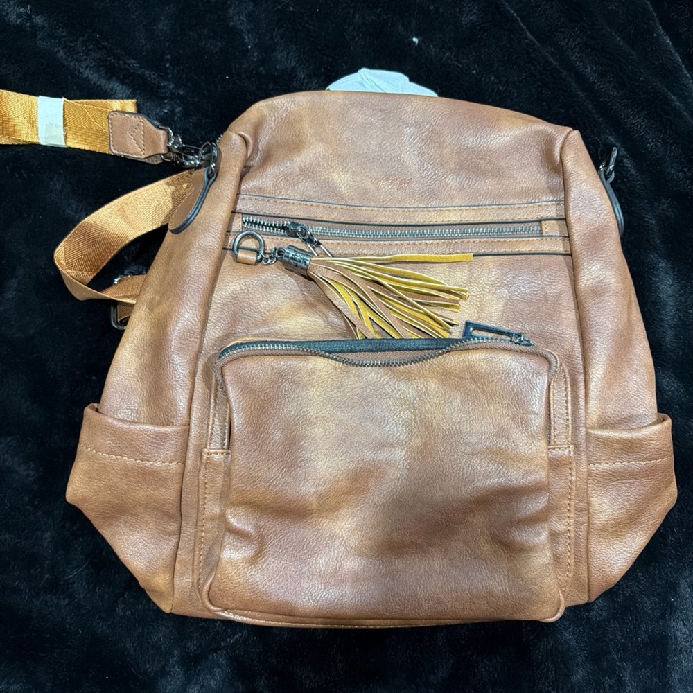 Opage leather bag backpack